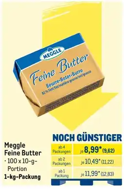 METRO Meggle Feine Butter Angebot