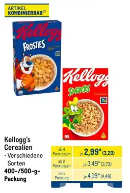 METRO Kellogg's Cerealien Angebot