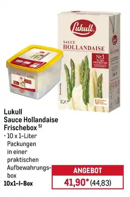 METRO Lukull Sauce Hollandaise Frischebox Angebot