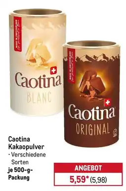 METRO Caotina Kakaopulver Angebot