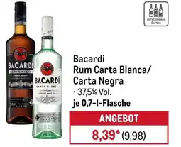METRO Rum Carta Blanca/ Carta Negra Angebot