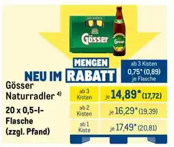 METRO Gösser Naturradler Angebot