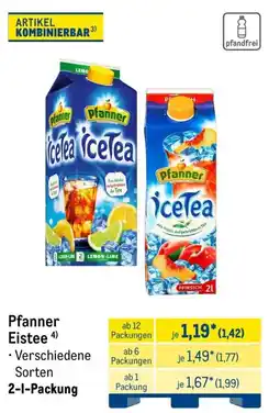 METRO Pfanner Eistee Angebot