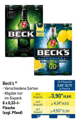 METRO Beck's Angebot