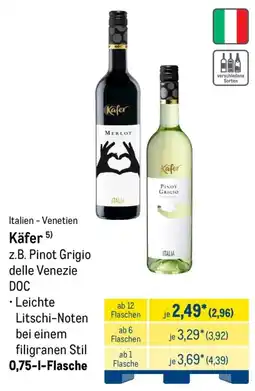 METRO Käfer z.B. Pinot Grigio delle Venezie DOC Angebot