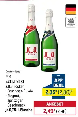 METRO MM Extra Sekt z.B.: Trocken Angebot