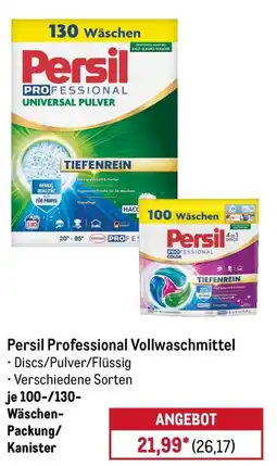 METRO Persil Professional Vollwaschmittel Angebot