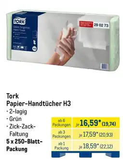 METRO Tork Papier-Handtücher H3 Angebot