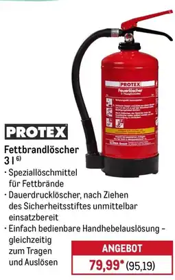 METRO PROTEX Feuerlöscher 3 L Angebot