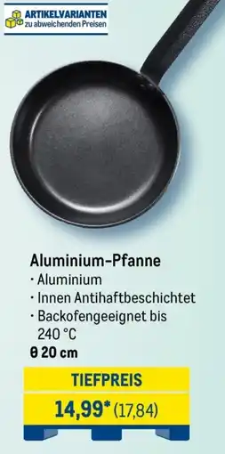 METRO Aluminium-Pfanne Angebot