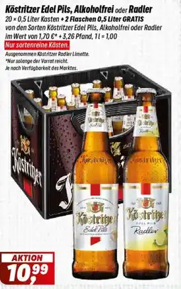 Simmel Köstritzer Edel Pils, Alkoholfrei oder Radler Angebot