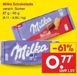 Netto Marken-Discount Milka Schokolade Angebot