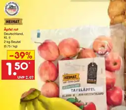 Netto Marken-Discount HEIMAT Äpfel rot Angebot
