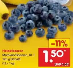 Netto Marken-Discount Heidelbeeren Angebot