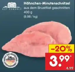 Netto Marken-Discount GUT PONHOLZ Hähnchen-Minutenschnitzel Angebot