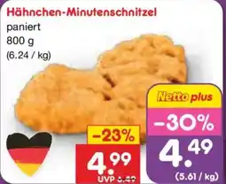 Netto Marken-Discount Hähnchen-Minutenschnitzel Angebot