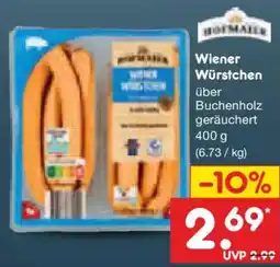 Netto Marken-Discount Hofmaier Wiener Würstchen Angebot