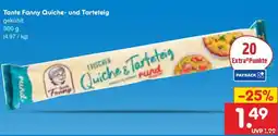 Netto Marken-Discount Tante Fanny Quiche- und Tarteteig Angebot