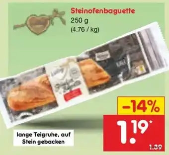 Netto Marken-Discount Steinofenbaguette Angebot