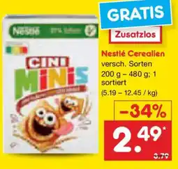 Netto Marken-Discount Nestlé Cerealien Angebot