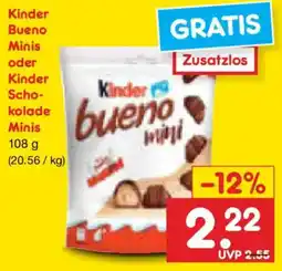 Netto Marken-Discount Kinder Bueno Minis oder Scho- kolade Minis Angebot