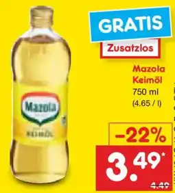 Netto Marken-Discount Mazola Keimöl Angebot