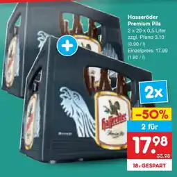 Netto Marken-Discount Hasseröder Premium Pils Angebot