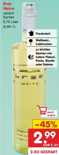 Netto Marken-Discount Bree Weine Angebot