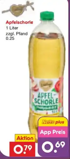 Netto Marken-Discount Apfelschorle Angebot