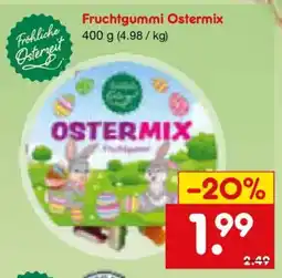 Netto Marken-Discount Fröhliche Osterzeit Fruchtgummi Ostermix Angebot