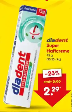 Netto Marken-Discount diadent Super Haftcreme Angebot