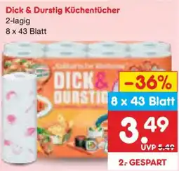 Netto Marken-Discount Dick & Durstig Küchentücher Angebot