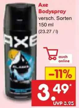 Netto Marken-Discount Axe Bodyspray Angebot