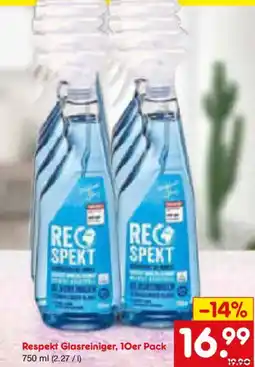 Netto Marken-Discount Respekt Glasreiniger, 10er Pack Angebot