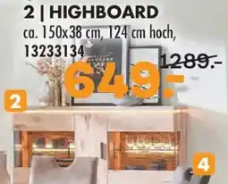 Möbel Kraft Highboard Angebot