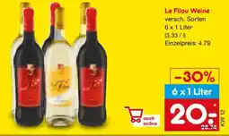 Netto Marken-Discount Le Filou Weine Angebot
