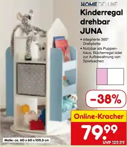 Netto Marken-Discount HOMEDELUXE Kinderregal drehbar JUNA Angebot