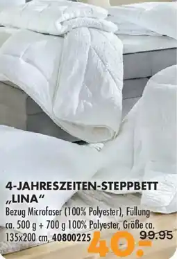 Möbel Kraft Jahreszeiten-steppbett ,,lina" Angebot