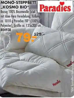 Möbel Kraft Paradies Mono-steppbett ,,kosmo bio" Angebot