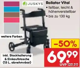 Netto Marken-Discount JUSKYS Rollator Vital Angebot