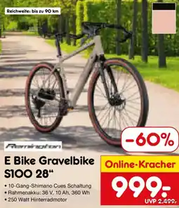 Netto Marken-Discount Remington E Bike Gravelbike S100 28'' Angebot