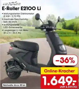 Netto Marken-Discount LuXXon E-Roller E2100 Li Angebot