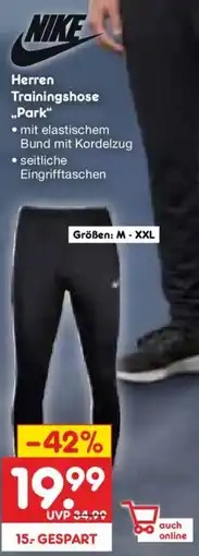 Netto Marken-Discount NIKE Herren Trainingshose „Park" Angebot