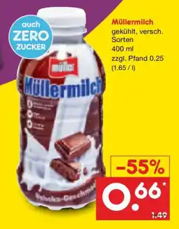 Netto Marken-Discount müller Müllermilch Angebot