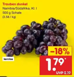 Netto Marken-Discount Trauben dunkel Angebot