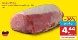 Netto Marken-Discount Schweine-Rücken Angebot