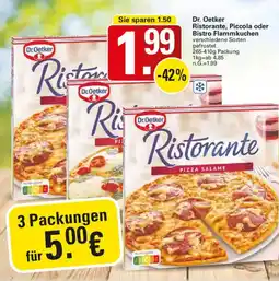WEZ Dr. Oetker Ristorante, Piccola oder Bistro Flammkuchen Angebot