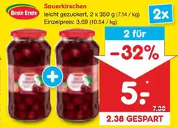 Netto Marken-Discount Beste Ernte Sauerkirschen Angebot