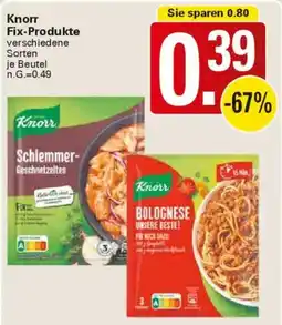 WEZ Knorr Fix-Produkte Angebot