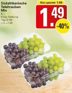 WEZ Südafrikanische Tafeltrauben Mix Angebot